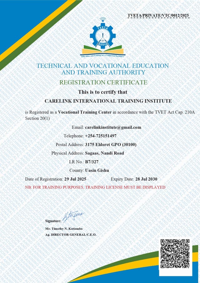 TVET Approved
